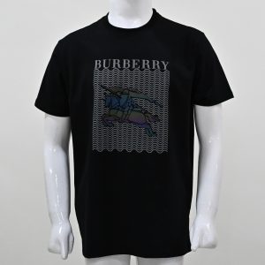 Cotton Blend Black T-shirt