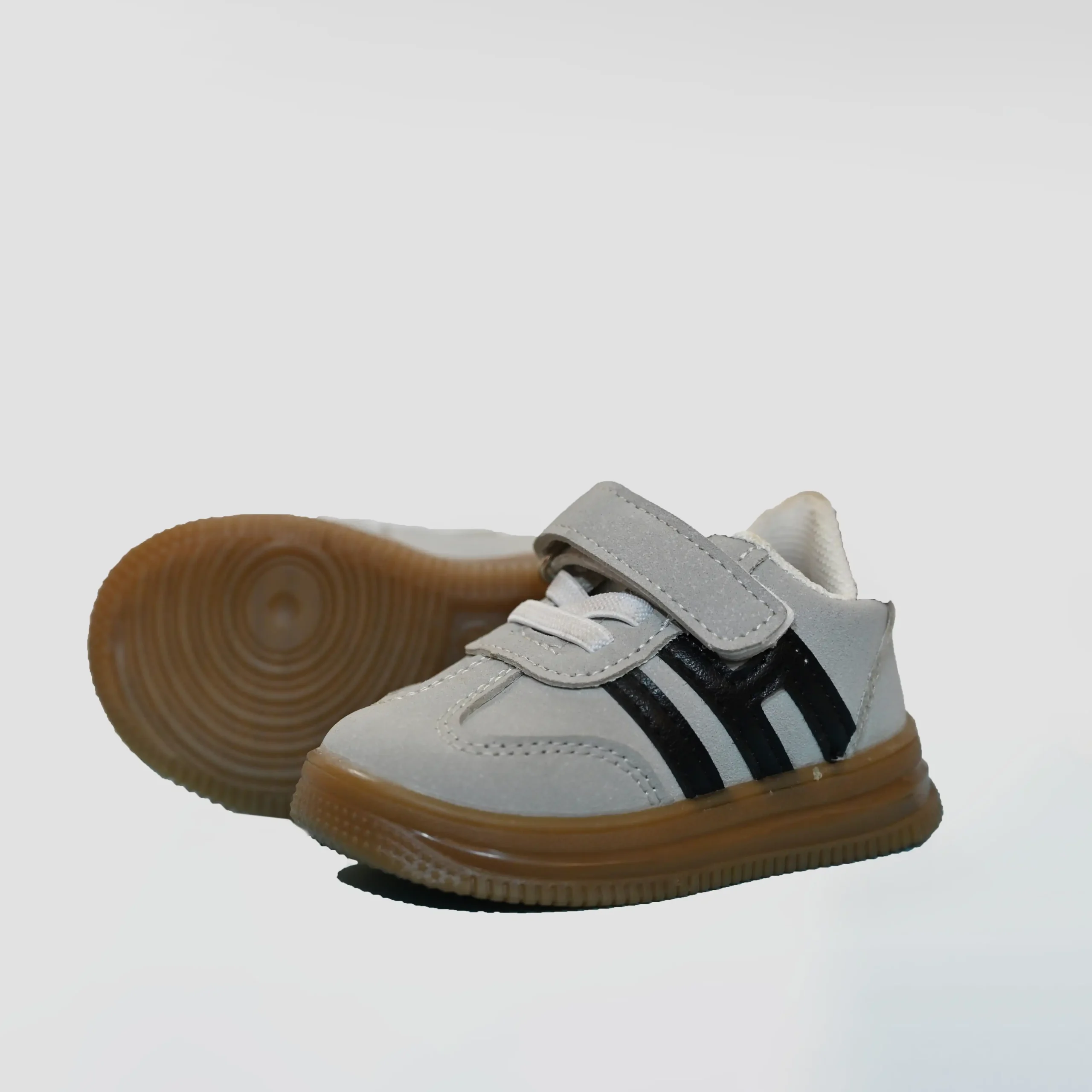 EXL_3303-new Off-White Unisex Kids Casual Sneaker - Image 1