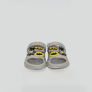 Kids' Gray Batman Slide Sandals