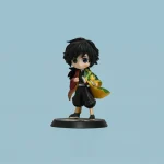 Demon Slayer | Giyu Tomioka Action Figure 3inch PVC Anime Figurine | Collectible Model Toy - Image 2
