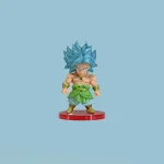 Dragon ball action figure Broly Super Saiyan Capelli Blu