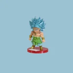Dragon ball action figure Broly Super Saiyan Capelli Blu - Image 2