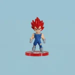 Dragon Ball Z Broly Blue Hair Miniature Action figure PVC