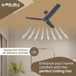 Bajaj Classico 12S1 1200MM (48") Ceiling Fans For Home Marathon Blue CF - Image 3