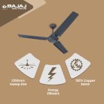 Bajaj Classico 12S1 1200MM (48") Ceiling Fans For Home Marathon Blue CF - Image 2