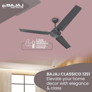 Bajaj Classico 12S1 1200MM (48") Ceiling Fans for Home