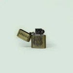 Antiqued Brass Route 66 Premium Zippo Lighter - Image 2