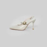 Ladamas Off White heels for Woman - Image 3