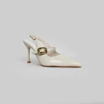 Ladamas Off White heels for Woman - Image 4