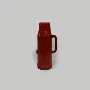 Red Plastic Insulated Flask / Thermos, 2 Litre