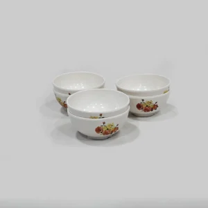 RFL Two‑Color Flower Mini Bowl Set – Jumbo Floral Print (6‑Piece)