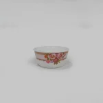 Floral Printed Plastic Bowl with Lid – Rose Design - Image 2