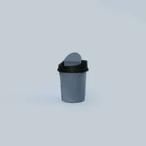 FlipTop MiniBin Charcoal Grey