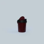 FlipTop MiniBin Maroon Red