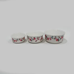 Floral Printed Polypropylene Storage Set