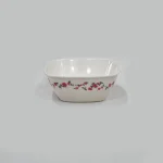 RFL Two‑Color Flower Bowl 15 L (Square, Red Floral Print) - Image 3