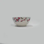RFL Two‑Color Flower Bowl – Round, 15 L, Red Floral‑Bird Print - Image 3