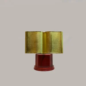 Golden Fiber Open Book Trophy