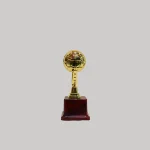 Golden Soccer Excellence Trophy - Image 2