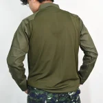 Men's Outdoor Tactical Polo Shirts Long Sleeve Distressed Zipper Pocket Retro Spring Autumn - Image 3