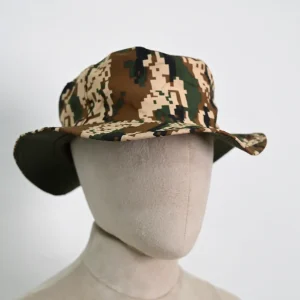 FORCE TAC GEAR Cotton Army Military Hat New Pattern Reversible Indian Soldiers Commando Camouflage Jungle 2 in One Hat.
