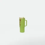 Cute Bear Printed 1500ml Straw Sipper Mug (Green) | water Bottle - Image 2