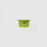 Floral Insulated Hot Pot – Lime Green Stainless-Steel Casserole | 850 ml - Image 3