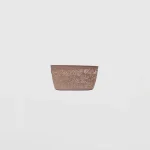 Rishia Leaf-Pattern Multi-Purpose Storage Basket – soft beige-brown shade - Image 3