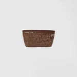Rishia Leaf-Pattern Multi-Purpose Storage Basket – Light Brown