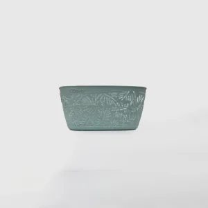 Rishia Leaf-Pattern Multi-Purpose Storage Basket – sage green