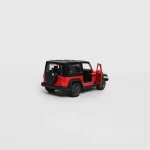 Mahindra Thar Die Cast Metal Toy for Kids|Pull Back Action| Miniature Scaled Models Toy Car (REd) - Image 2