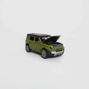Diecast Defender Small Toy Car with Openable Doors, Bonnet & Boot Pull Back Action for Kids Alloy Metal Diecast Model