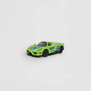 Diecast Car Model Alloy Toy Car Pull Back Toy Vehicle for Boys Girls Kids Gift (Neon Green)