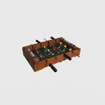 Toyshine Mid-Sized Foosball, Mini Football, Table Soccer Game, 6 Rods, 24 Inches, Multicolor