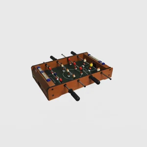 Toyshine Mid-Sized Foosball, Mini Football, Table Soccer Game, 6 Rods, 24 Inches, Multicolor