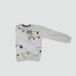 FestiGlow Kids’ Pom-Pom Light Sweatshirt - Image 2