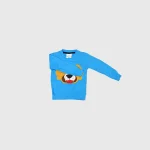 Blue Long-Sleeved Sweatshirt For Children - Image 2