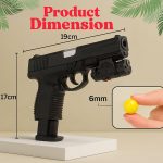 GRAPHENE Pubg Mouser Gun Toy 500 Bullets Air Soft Gun Toy for Kids Boys Laser Light Long Range Pistol Shooting Army Police Guns Military - Image 3