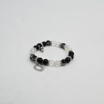 Friendship and Couples Bracelet with Stainless Steel Charm - Image 4