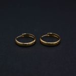 Anti-Tarnish Swirl Hoop Earrings - Image 2