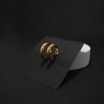 Anti-Tarnish Swirl Hoop Earrings