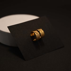 Velora Classic Spark Gold-Finish Hoop Earrings