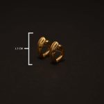 Classic Timeless Glow Gold-Finish Hoop Earrings - Image 6