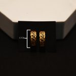 Golden Whisper Hoops Earring - Image 3