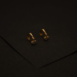 Petite Bloom Huggie Earrings