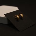 Mini Solace Gold Huggies Earrings