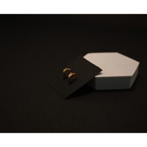 Aurora Glow Gold Huggie Hoops