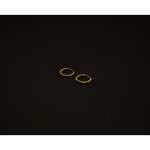 Twist Aura Gold Hoops Earring - Image 3