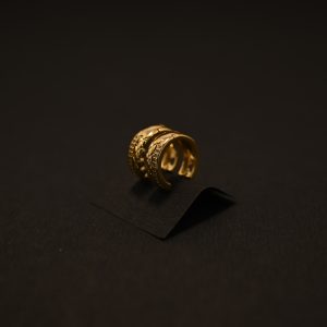 Celeste Royale Gold Huggies Earring