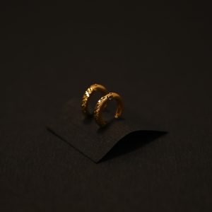 Aurora Facet Hoops Earring